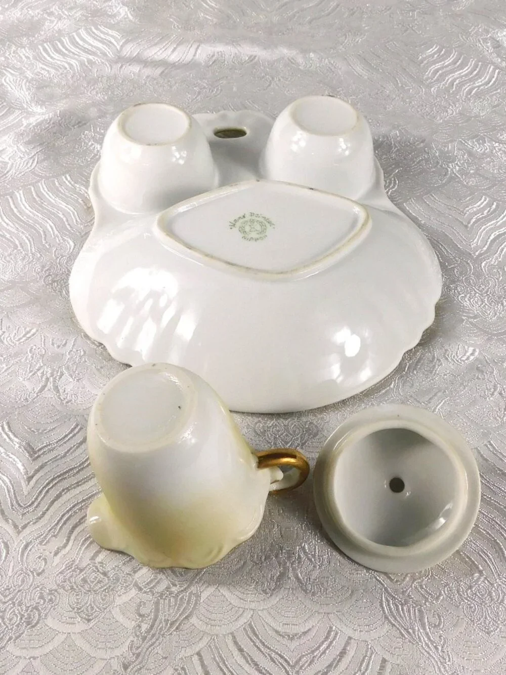 Nippon Bowl with Creamer and Lidded Space # 27470